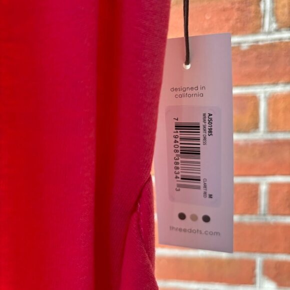 Three Dots Women's Wrap Skirt Dress, Size Medium - Picture 8 of 8